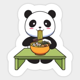 funny panda Sticker